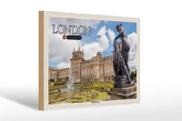 Holzschild Städte London England Blenheim Palace 30x20cm