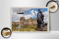 Holzschild Städte London England Blenheim Palace 30x20cm