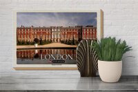 Holzschild Städte Hampton Court Palace London 30x20cm