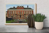 Holzschild Städte London England Kensington Palace 30x20cm