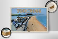 Holzschild Städte Torcross Beach England UK 30x20cm