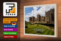 Holzschild Städte England UK Windsor Castle 30x20cm