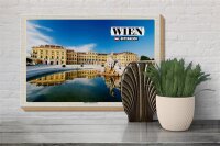 Holzschild Reise Wien Österreich Schloss Schönbrunn 30x20cm