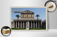 Holzschild Reise Rom Italien Basilika Sankt Paul 30x20cm