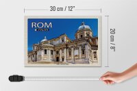 Holzschild Reise Rom Basilika Santa Maria Maggiore 30x20cm