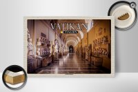 Holzschild Reise Vatikan Italien Vatikan Museum 30x20cm