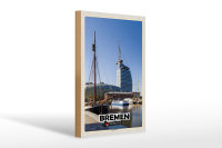 Holzschild Städte Bremen Deutschland Böttcherstraße 20x30cm