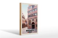 Holzschild Städte Bremen Deutschland Bremerhaven...