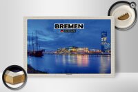 Holzschild Städte Bremen Deutschland Weserstadion 30x20cm
