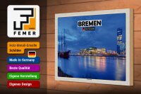 Holzschild Städte Bremen Deutschland Weserstadion 30x20cm