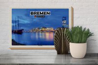 Holzschild Städte Bremen Deutschland Weserstadion 30x20cm
