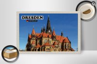 Holzschild Städte Dresden Deutschland Ganisonskirche 30x20cm
