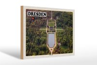 Holzschild Städte Dresden Deutschland Großer...