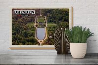 Holzschild Städte Dresden Deutschland Großer Garten 30x20cm