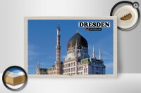 Holzschild Städte Dresden Deutschland Yenizde 30x20cm