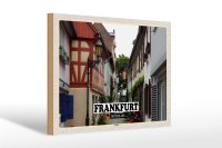 Holzschild Städte Frankfurt Deutschland Höchst...