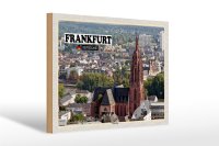 Holzschild Städte Frankfurt Kaiserdom 30x20cm Geschenk
