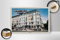 Holzschild Städte Hamburg Sternschanze Altstadt 30x20cm