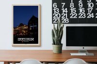 Holzschild Städte Hamburg St. Pauli Theater 20x30cm Geschenk