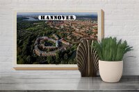 Holzschild Städte Hannover Drei warme Brüder 20x30cm