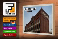 Holzschild Städte Hannover Hanomag Maschienenbau 30x20cm