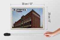 Holzschild Städte Hannover Hanomag Maschienenbau 30x20cm