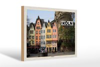 Holzschild Städte Köln Fischmarkt Martinswinkel...