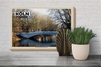 Holzschild Städte Rautenstrauchkanal Köln-Lindenthal 30x20cm