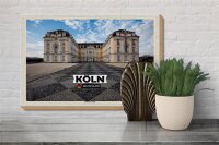 Holzschild Städte Köln Schlösser Brühl Architektur 30x20cm