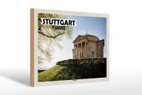 Holzschild Städte Stuttgart Grabkapelle Architektur...