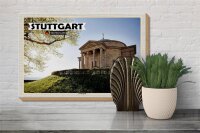 Holzschild Städte Stuttgart Grabkapelle Architektur 30x20cm