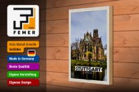 Holzschild Städte Stuttgart Johanneskirche 20x30cm Geschenk
