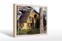 Holzschild Städte Stuttgart Nord...