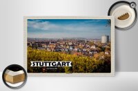 Holzschild Städte Stuttgart Ost Altstadt Natur 30x20cm