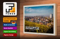 Holzschild Städte Stuttgart Ost Altstadt Natur 30x20cm
