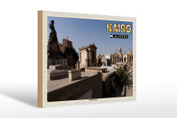 Holzschild Reise 30x20cm Kairo Ägypten Koptisches...
