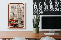 Holzschild Spruch 20x30cm London City Tour 1931-1962