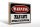 Holzschild Spruch 30x20cm Warning man cave enter at your