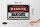 Holzschild Spruch 30x20cm Warning man cave enter at your