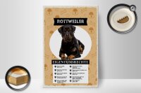Holzschild Spruch 20x30cm Rottweiler Eigentumsrechte Geschenk