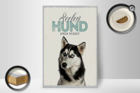 Holzschild Tiere 20x30cm Seelen Hund mein Husky Schild