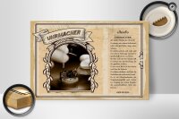 Holzschild Berufe Uhrmacher Meister zeitlos 30x20cm Geschenk