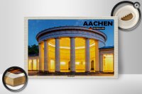 Holzschild Städte Aachen Deutschland Elisenbrunnen 30x20cm