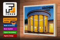 Holzschild Städte Aachen Deutschland Elisenbrunnen 30x20cm