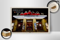 Holzschild Städte Berlin Deutschland Babylon Kino 30x20cm