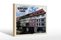 Holzschild Städte Erfurt Deutschland...