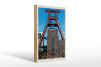 Holzschild Städte Essen Deutschland Zeche Zollverein 20x30cm