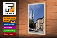 Holzschild Städte Gelsenkirchen Altstadtkirche 20x30cm