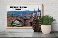 Holzschild Städte Heidelberg Altstadt Torbogen 30x20cm