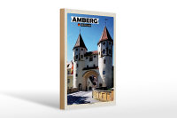 Holzschild Städte Amberg Nabburger Tor Mittelalter...